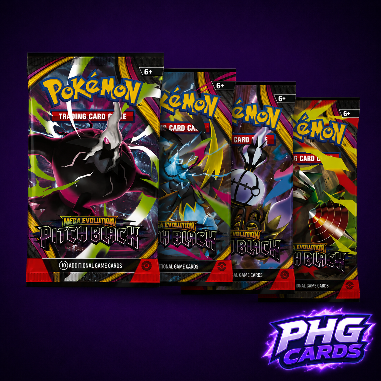 Pokémon Mega Evolution: Pitch Black Booster Pack x 1